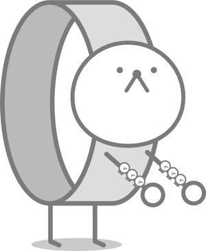 nougo (noguo3)さんの腕時計好きなロボットもしくは宇宙人のキャラクターデザインへの提案