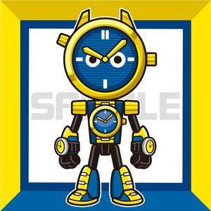 syuwaco (syuwa)さんの腕時計好きなロボットもしくは宇宙人のキャラクターデザインへの提案