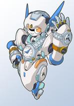 船橋亭 (tei-2784)さんの腕時計好きなロボットもしくは宇宙人のキャラクターデザインへの提案