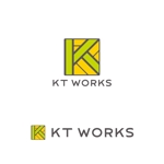 CDS (61119b2bda232)さんの建築　フローリング　「KT WORKS」のロゴへの提案