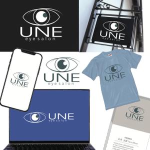 gooogw (gooogw)さんのアイサロン『UNE』のロゴへの提案