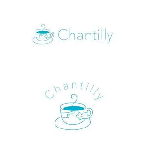 marukei (marukei)さんの新規オープンのカフェ「Chantilly」のロゴへの提案