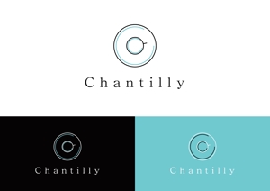 nanahoshi_tentou (nanahoshi_tentou)さんの新規オープンのカフェ「Chantilly」のロゴへの提案