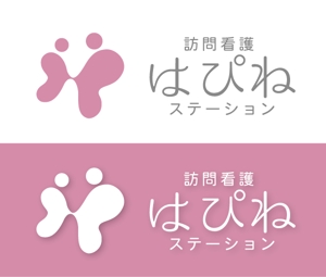 Hiko-KZ Design (hiko-kz)さんの訪問看護はぴねステーションのロゴへの提案