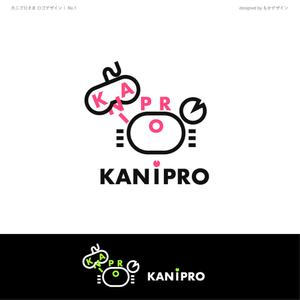 もかデザイン (mocat_design)さんの個人ゲーム開発者「カニプロ」のロゴへの提案