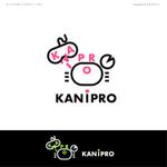 もかデザイン (mocat_design)さんの個人ゲーム開発者「カニプロ」のロゴへの提案