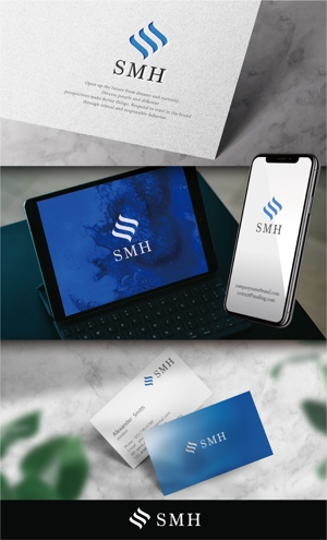 happiness_design (happiness_design)さんの不動産資産運用会社「株式会社SMH」の会社ロゴへの提案