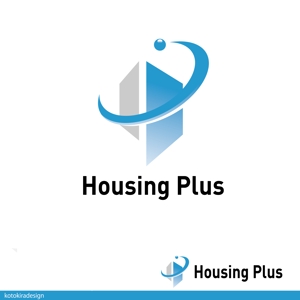 K-Design (kotokiradesign)さんの不動産業「Housing Plus」のロゴへの提案