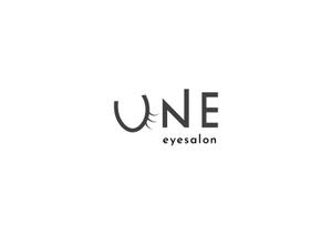 Toridori217 (Toridori)さんのアイサロン『UNE』のロゴへの提案