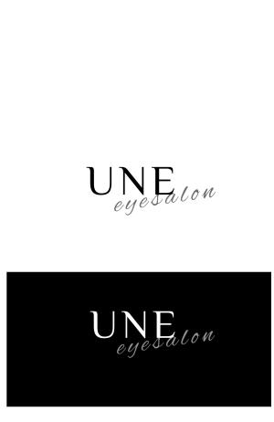 yuu--ga (yuu--ga)さんのアイサロン『UNE』のロゴへの提案