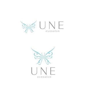marukei (marukei)さんのアイサロン『UNE』のロゴへの提案
