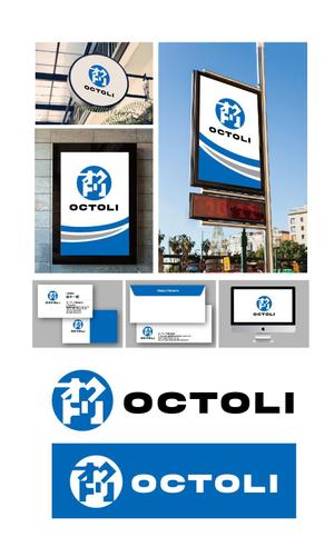 K-J (king_j)さんの店舗名とブランド名共通「OCTOLI」のロゴへの提案