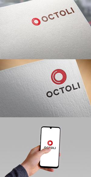 清水　貴史 (smirk777)さんの店舗名とブランド名共通「OCTOLI」のロゴへの提案