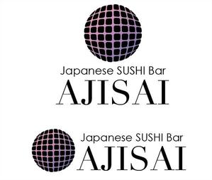 sametさんの「Japanese SUSHI Bar AJISAI」のロゴ作成への提案