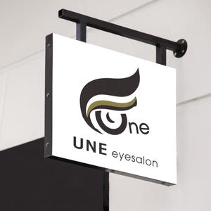 D-Nation (shkata)さんのアイサロン『UNE』のロゴへの提案