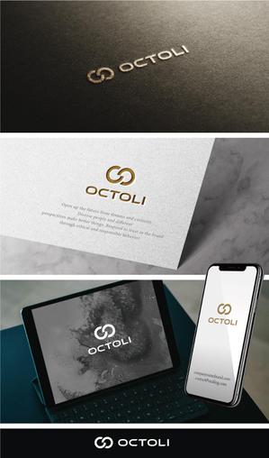 happiness_design (happiness_design)さんの店舗名とブランド名共通「OCTOLI」のロゴへの提案