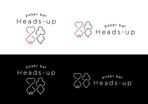 maco (macodesign_m)さんのアミューズメントポーカーバー　「heads-up」　のロゴ作成をおねがいしますへの提案