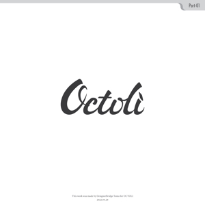 デザイナーブリッジ_ とも ()さんの店舗名とブランド名共通「OCTOLI」のロゴへの提案