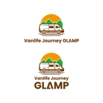 kcd001 (kcd001)さんのキャンピングカーレンタル事業「Vanlife Journey GLAMP」のロゴへの提案