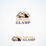 Miyagino (Miyagino)さんのキャンピングカーレンタル事業「Vanlife Journey GLAMP」のロゴへの提案