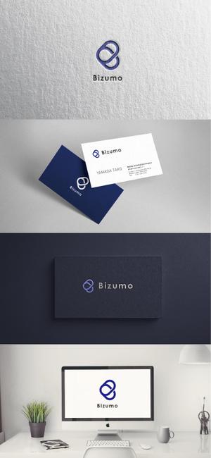 blue blues (PLANETS)さんの金融業界専門の新規設立人材紹介会社「ビズモ株式会社」のロゴへの提案
