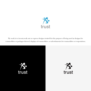 KT (KANJI01)さんの足場施工会社、トラスト(trust)の会社ロゴへの提案
