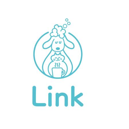 katoko (katoko333)さんのトリミングサロン＆保護猫カフェ「Link」のロゴ作成依頼への提案