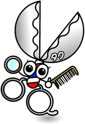 ymk48さんの理容店のイメージキャラクターの製作への提案