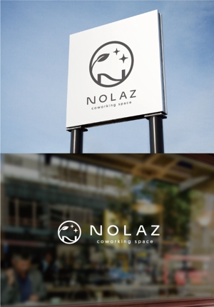 KR-design (kR-design)さんのコワーキングスペース「NOLAZ」のロゴへの提案