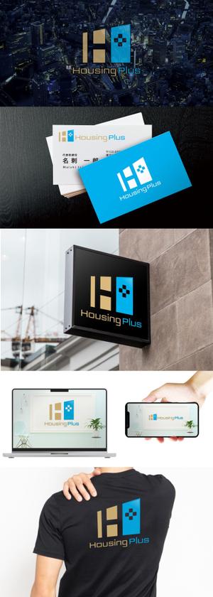 プラットフォームグラフィックス (platform_graphics)さんの不動産業「Housing Plus」のロゴへの提案