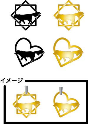 IJCA-ｋ (IJCA-k)さんの犬をモチーフとしたアクセサリーのデザインへの提案