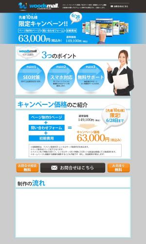 SAI (sai33)さんのWEBサイト制作会社のキャンペーン用ランディングページ への提案