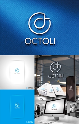 k_31 (katsu31)さんの店舗名とブランド名共通「OCTOLI」のロゴへの提案