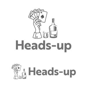 ITSG (it-sg)さんのアミューズメントポーカーバー　「heads-up」　のロゴ作成をおねがいしますへの提案