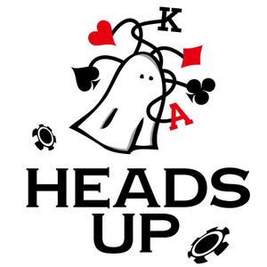 zbb27430 (zbb27430)さんのアミューズメントポーカーバー　「heads-up」　のロゴ作成をおねがいしますへの提案