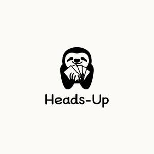 HIRAISO SIMONE (uramadara-h)さんのアミューズメントポーカーバー　「heads-up」　のロゴ作成をおねがいしますへの提案