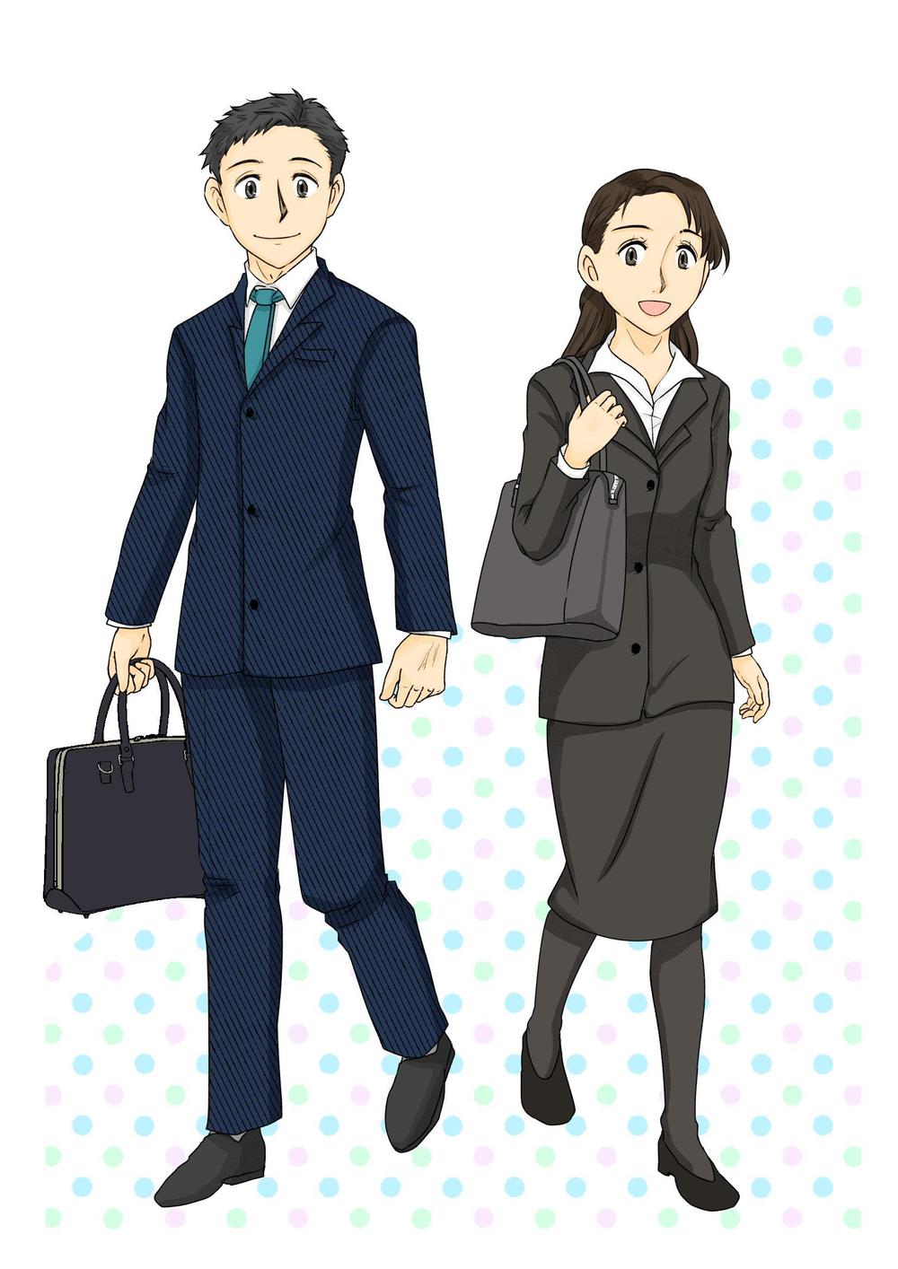 医療機関HPの内視鏡検査を説明するマンガ