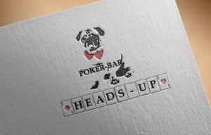 株式会社ToloWa (yylife23_yylife)さんのアミューズメントポーカーバー　「heads-up」　のロゴ作成をおねがいしますへの提案