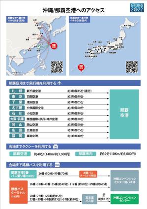いこさんた (ikosantasan)さんの沖縄コンベンションセンターの交通案内図（ai）作成への提案