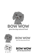 yuu--ga (yuu--ga)さんのドッグフードショップサイト『BOWWOW 』のロゴへの提案
