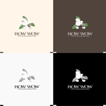 かめれおん (chameleon_design)さんのドッグフードショップサイト『BOWWOW 』のロゴへの提案