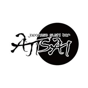 karin-designさんの「Japanese SUSHI Bar AJISAI」のロゴ作成への提案