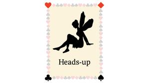 kazan (empnefsi)さんのアミューズメントポーカーバー　「heads-up」　のロゴ作成をおねがいしますへの提案