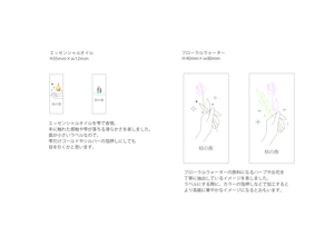 Hanae (Hanaes)さんのエッセンシャルオイルのラベルデザインへの提案