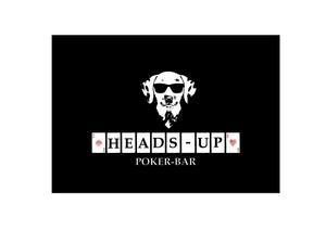 株式会社ToloWa (yylife23_yylife)さんのアミューズメントポーカーバー　「heads-up」　のロゴ作成をおねがいしますへの提案