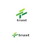 P Design (DesignStudio)さんの足場施工会社、トラスト(trust)の会社ロゴへの提案