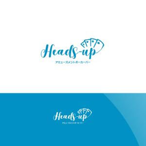 Nyankichi.com (Nyankichi_com)さんのアミューズメントポーカーバー　「heads-up」　のロゴ作成をおねがいしますへの提案