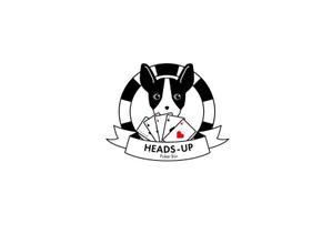サザンクラウド (myk_nagumo)さんのアミューズメントポーカーバー　「heads-up」　のロゴ作成をおねがいしますへの提案