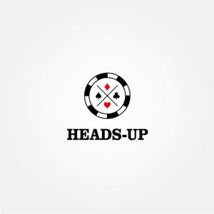 tanaka10 (tanaka10)さんのアミューズメントポーカーバー　「heads-up」　のロゴ作成をおねがいしますへの提案