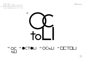 mooo-up ()さんの店舗名とブランド名共通「OCTOLI」のロゴへの提案